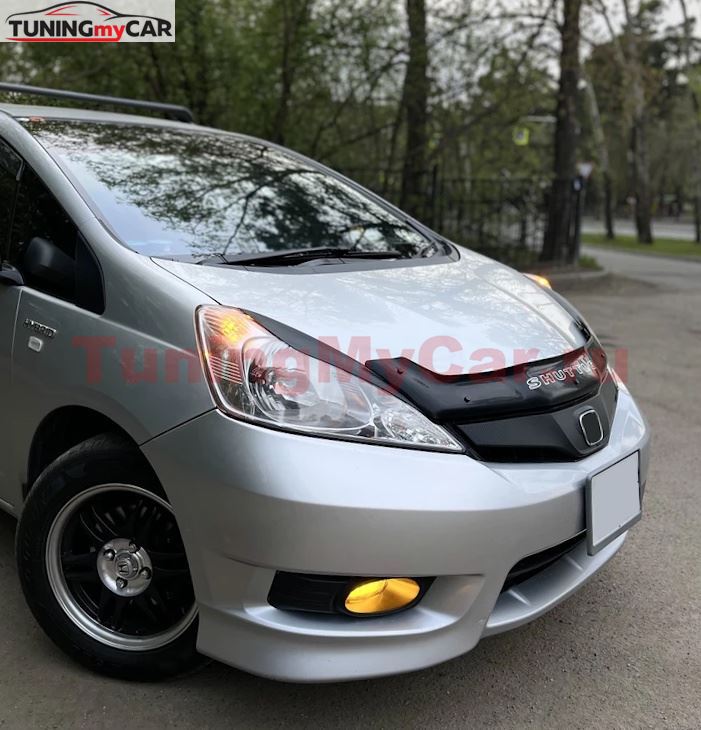 Реснички на фары для Honda Fit GE 2007-2013